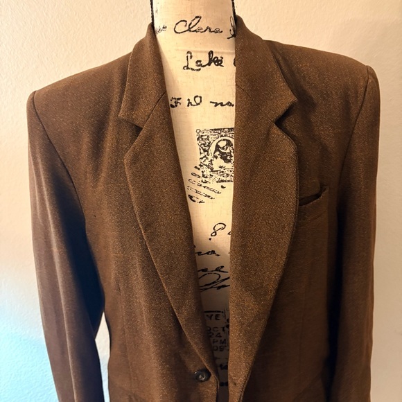 Classic Brown Blazer - Picture 2 of 11